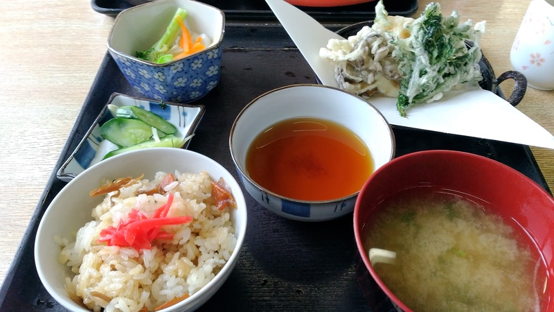 マウス合宿道中で食べた天ぷら