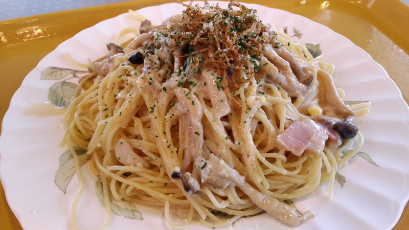 スキー場のパスタは大好き