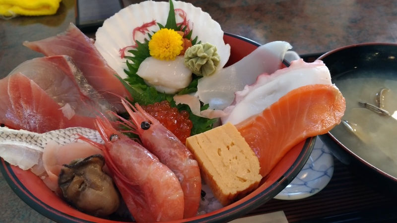 大洗の海鮮丼
