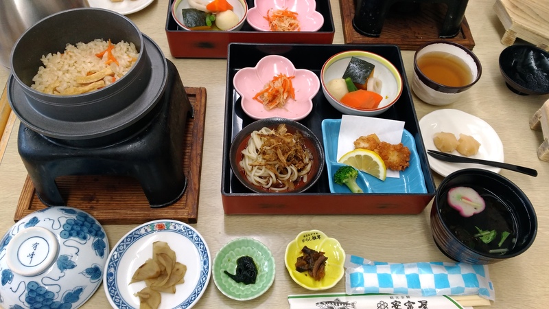 宇部興産ツアーでの昼ご飯